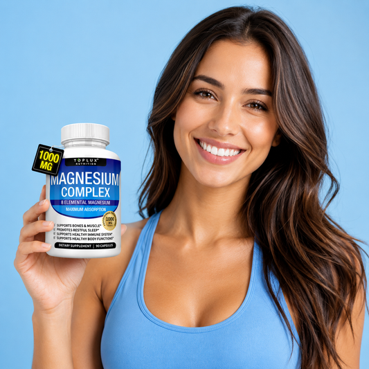 Magnesium Complex: Fortalece músculos y huesos naturalmente.